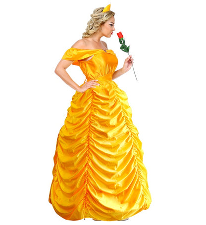 Beauty Queen  Dress With Wire Hoop, Belt, Headpiece 