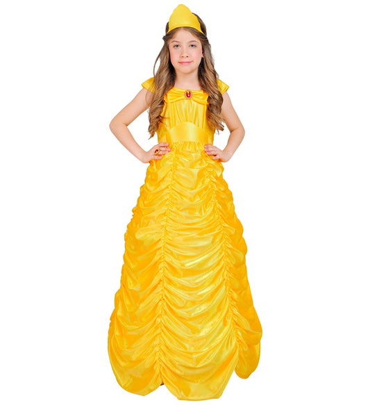 Beauty Queen  Dress With Wire Hoop, Belt, Headpiece 