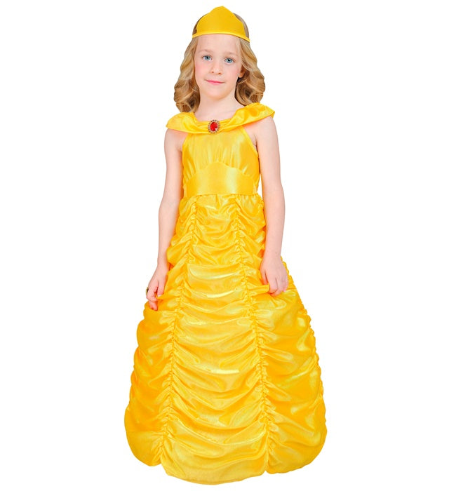 Beauty Queen  Dress With Wire Hoop, Belt, Headpiece 