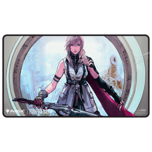 Magic: The Gathering - Final Fantasy Black Stitched Playmat Premium W