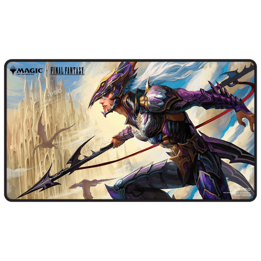 Magic: The Gathering - Final Fantasy Black Stitched Playmat Premium X