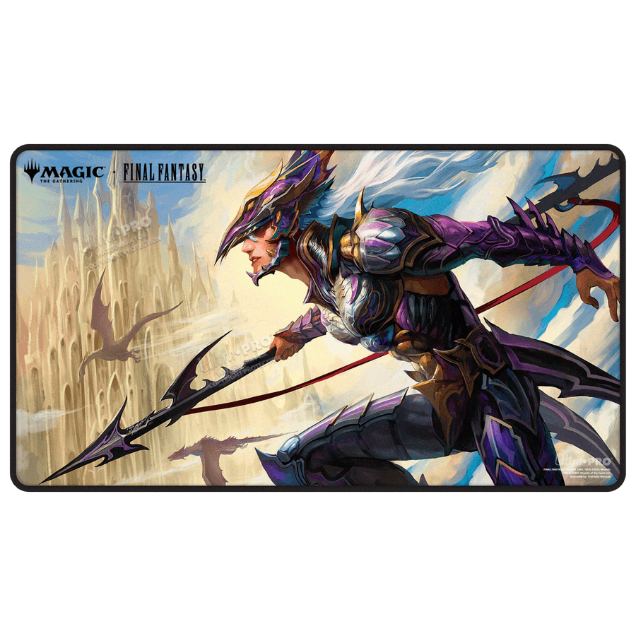 Magic: The Gathering - Final Fantasy Black Stitched Playmat Premium X