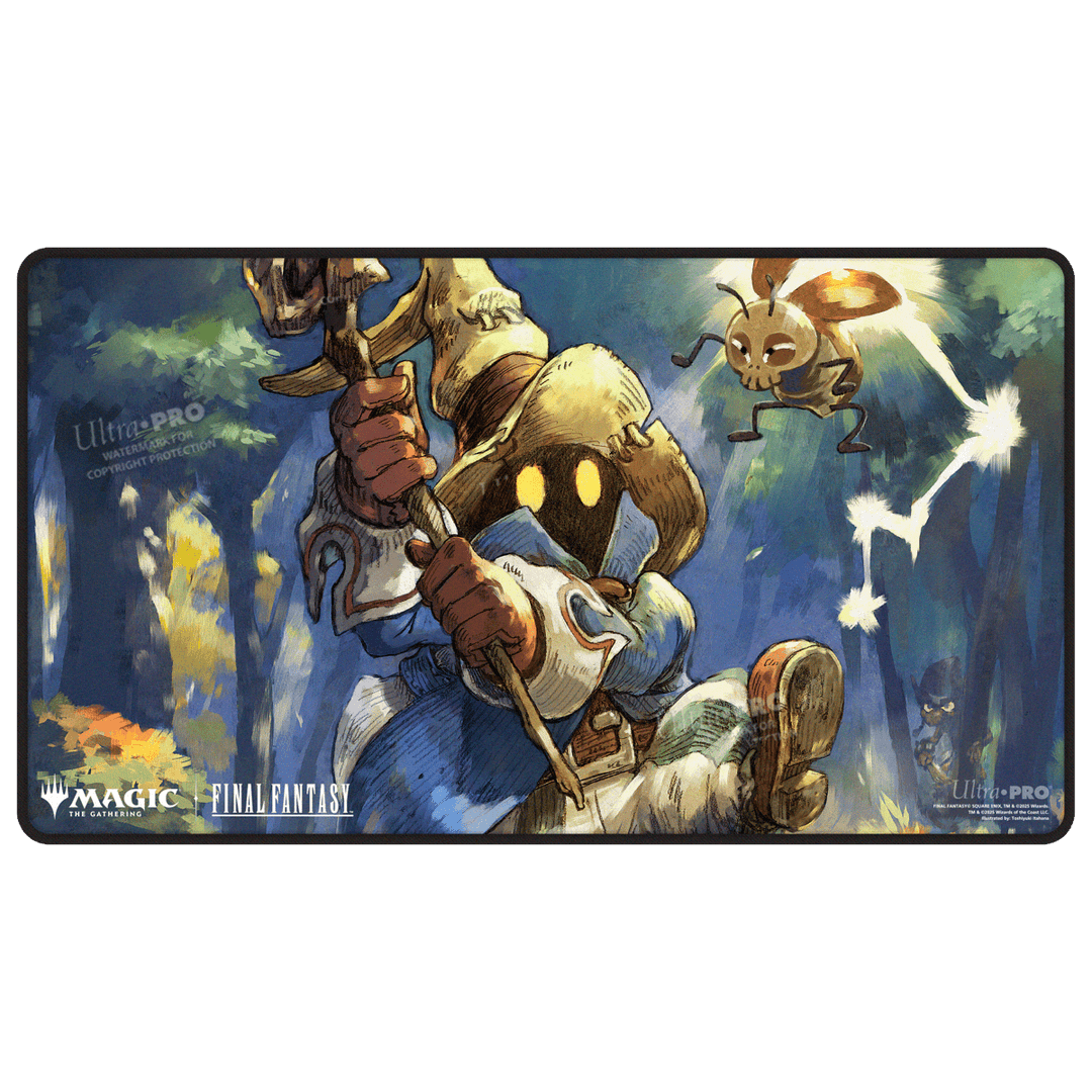 Magic: The Gathering - Final Fantasy Black Stitched Playmat Premium Y