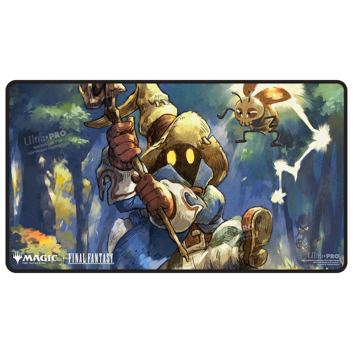 Magic: The Gathering - Final Fantasy Black Stitched Playmat Premium Y