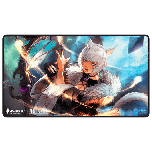 Magic: The Gathering - Final Fantasy Black Stitched Playmat Premium Z