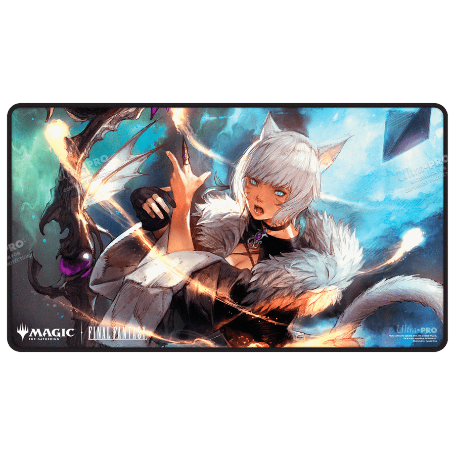 Magic: The Gathering - Final Fantasy Black Stitched Playmat Premium Z