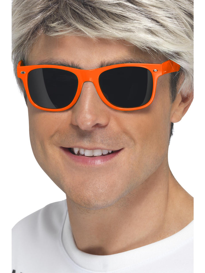 Neon Glasses Assorted Colours 80's Festival Accessory 4