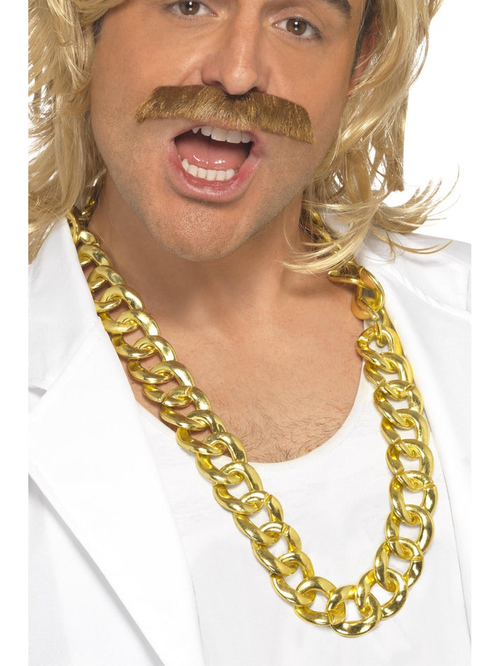 Chunky Necklace Gold Adult Costume Accessory
