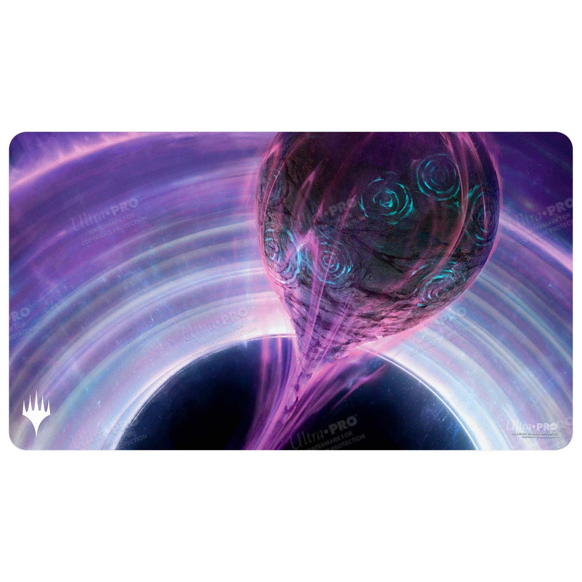 Magic: The Gathering - Edge of Eternities Playmat Mythic Land Black