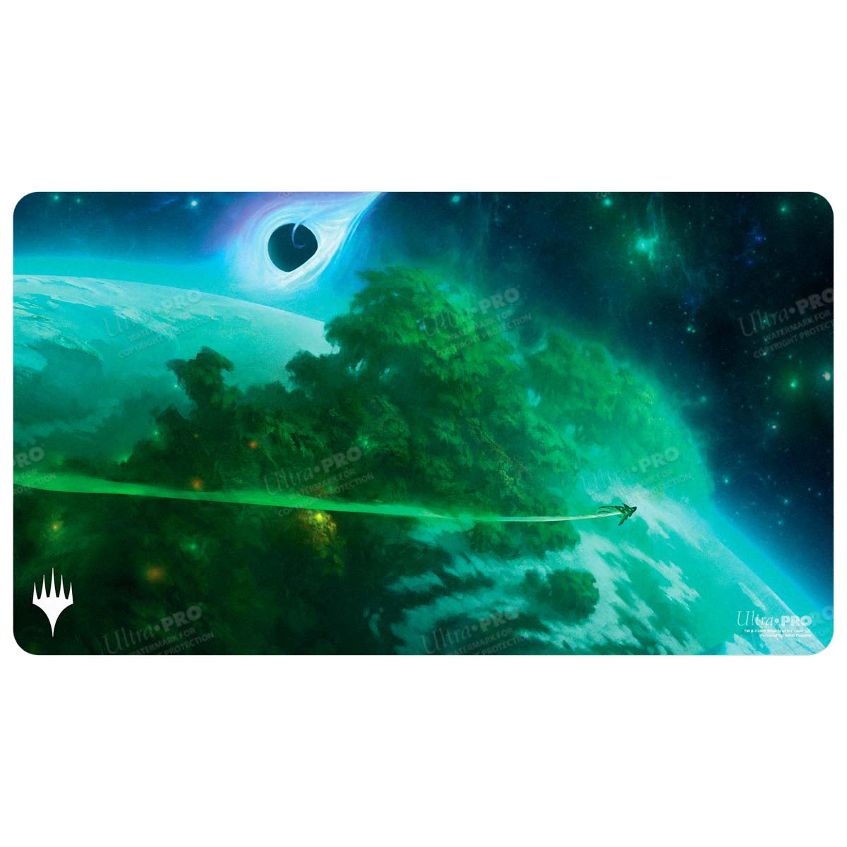 Magic: The Gathering - Edge of Eternities Playmat Mythic Land Green