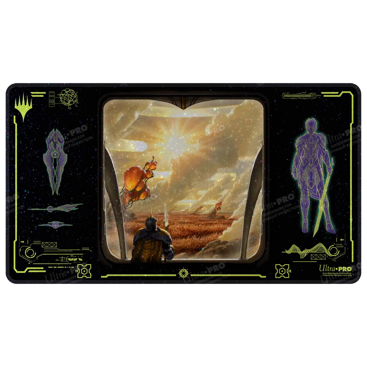 Magic: The Gathering - Edge of Eternities Holofoil Playmat White Mythic