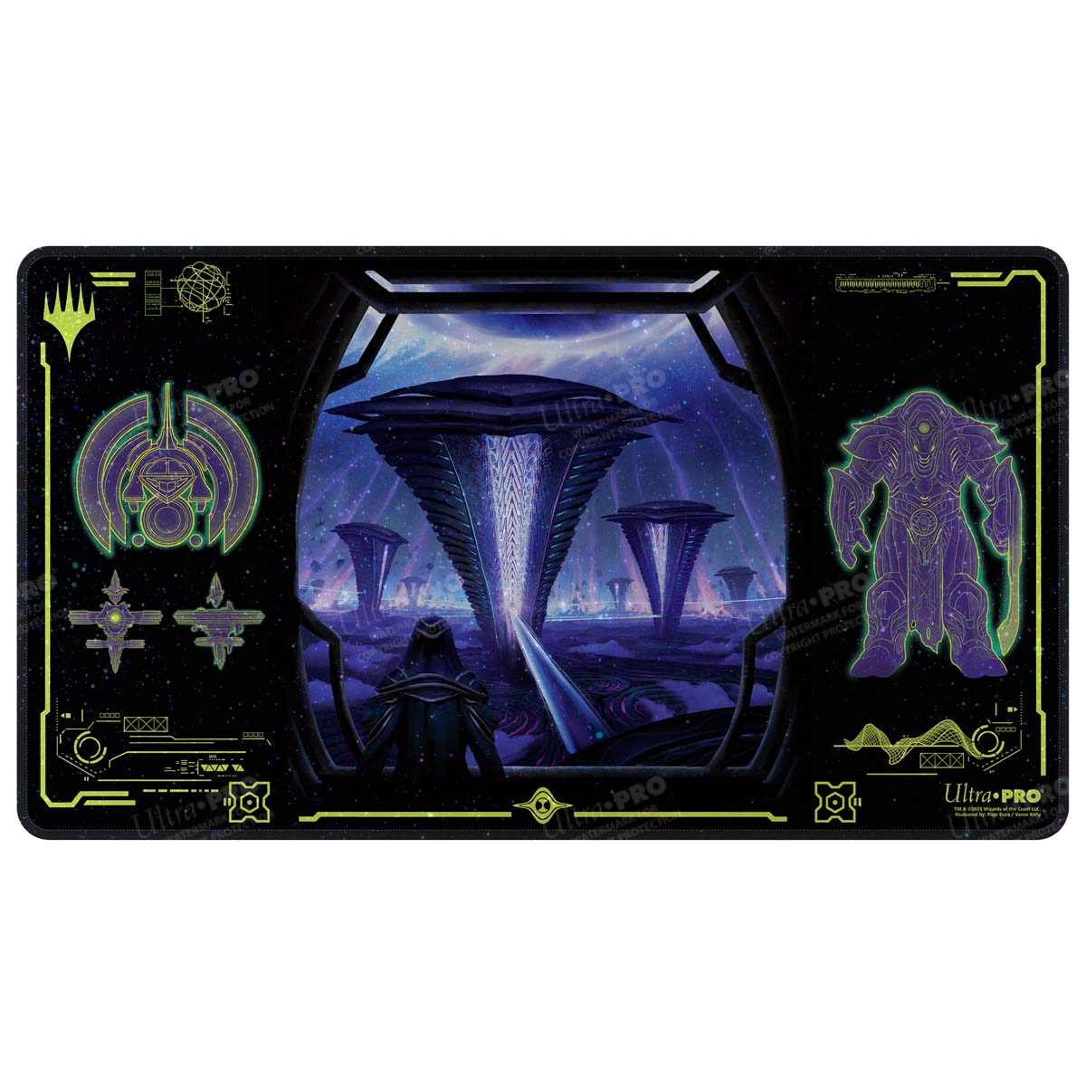 Magic: The Gathering - Edge of Eternities Holofoil Playmat Black Mythic
