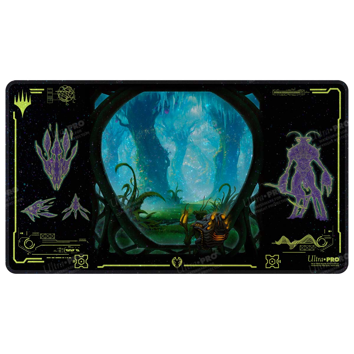 Magic: The Gathering - Edge of Eternities Holofoil Playmat Green Mythic