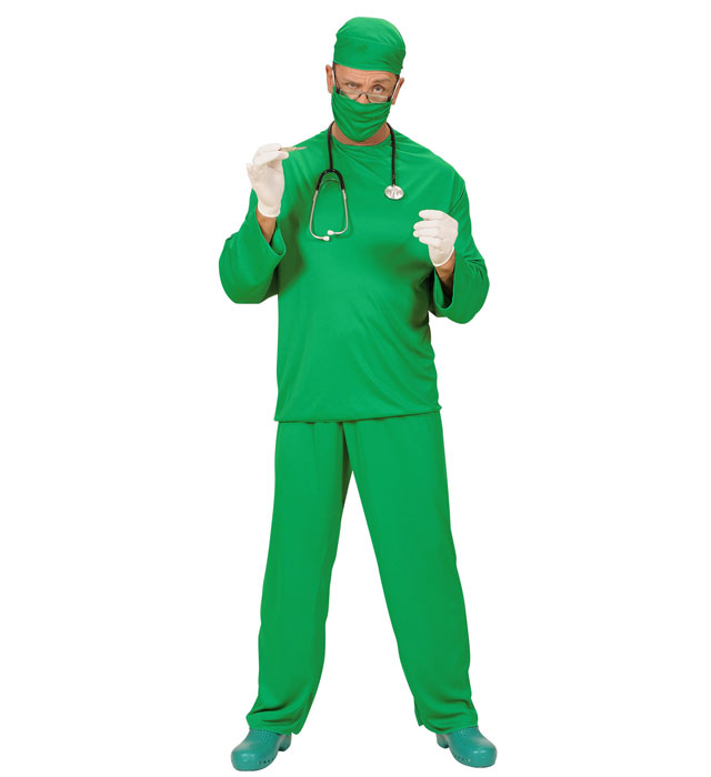 Surgeon  Coat, Pants, Cap, Face Mask 