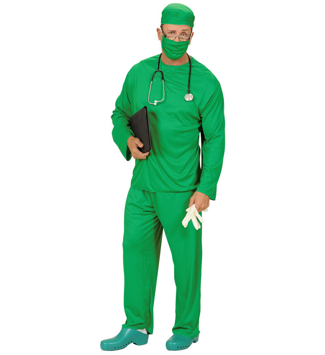 Surgeon  Coat, Pants, Cap, Face Mask 