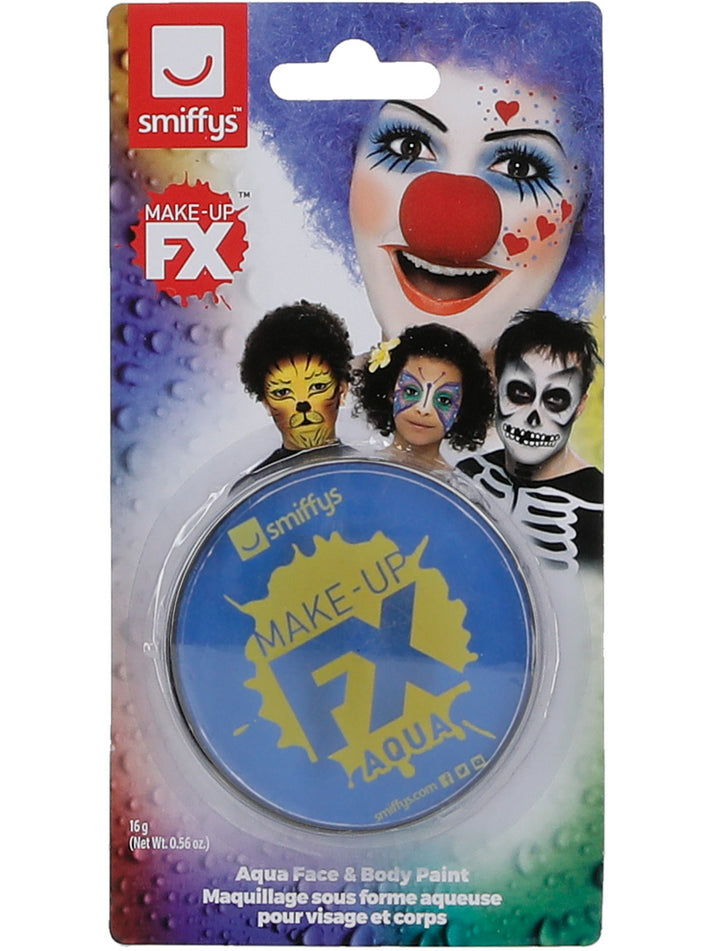 SFX Make Up Royal Blue Aqua Face and Body Paint 16ml Water Based 1