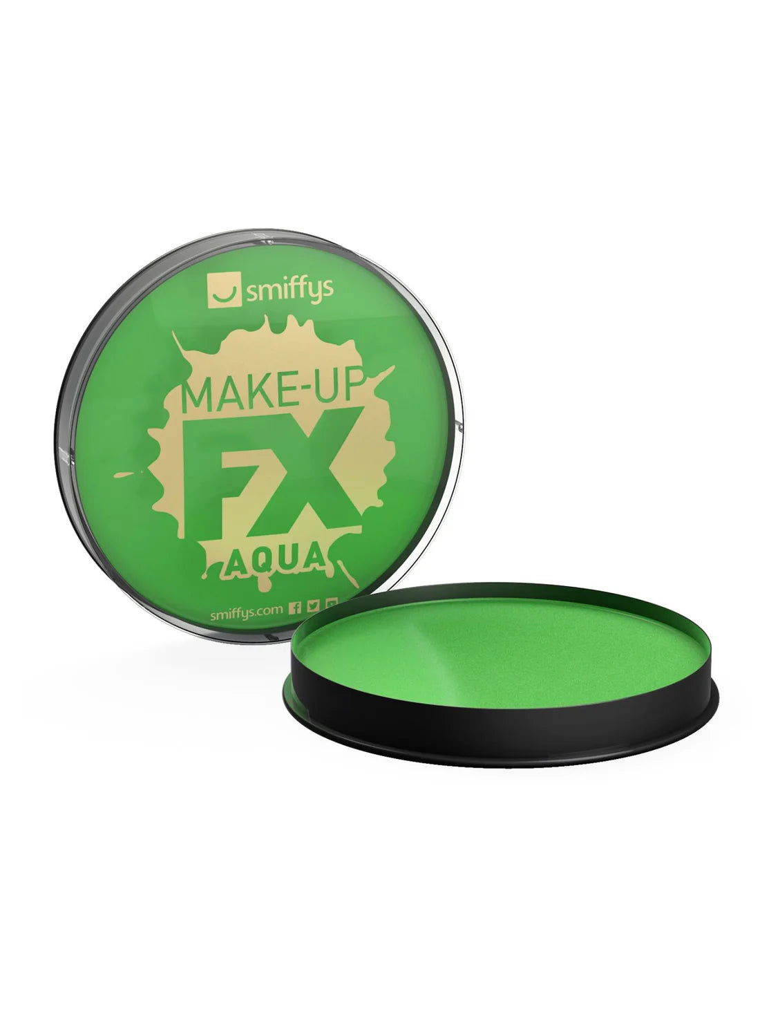 Green 16ml Water Based Witch Face and Body Paint Adult Make Up 2