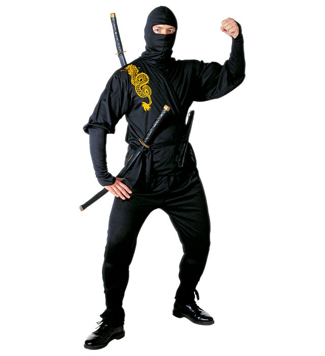 Ninja  Coat, Pants, Belt, Leg Ties, Mask 