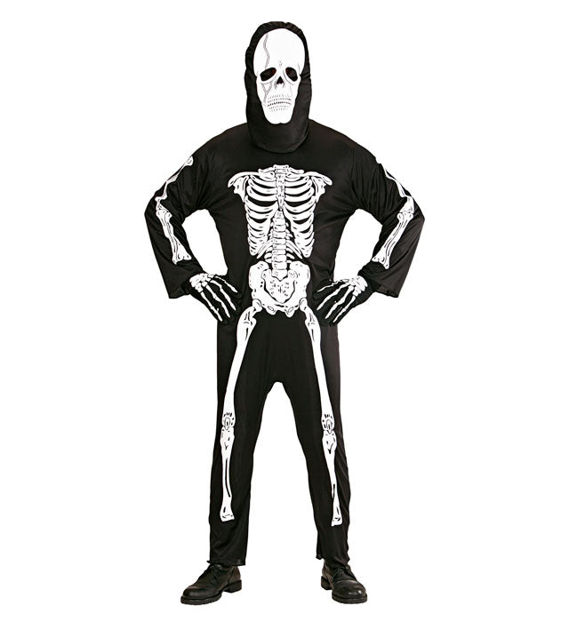 Skeleton  Jumpsuit, Mask 
