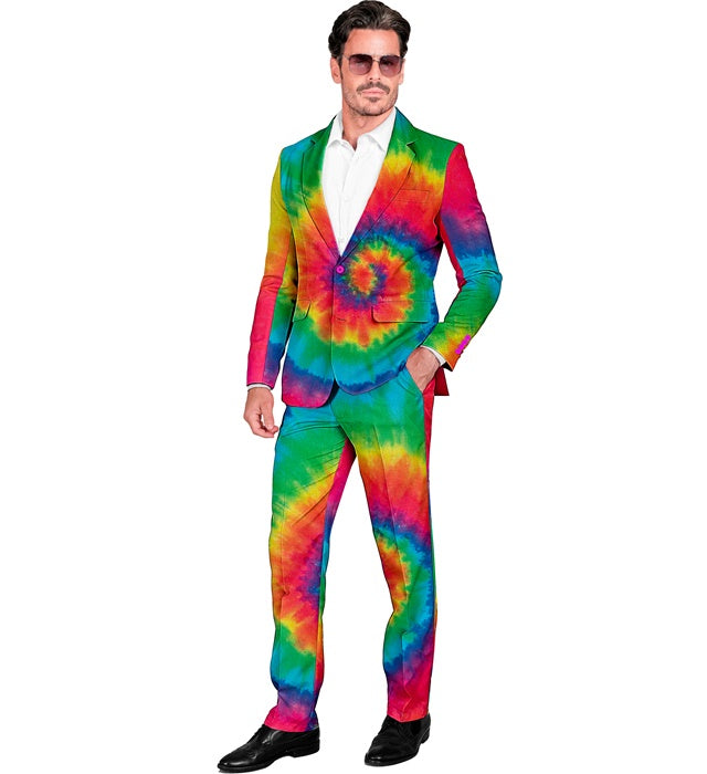 Neon Tie Dye Party Fashion Suit  Jacket, Pants 