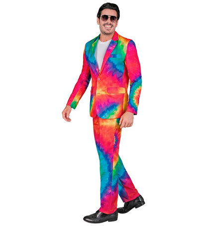 Neon Tie Dye Party Fashion Suit  Jacket, Pants 