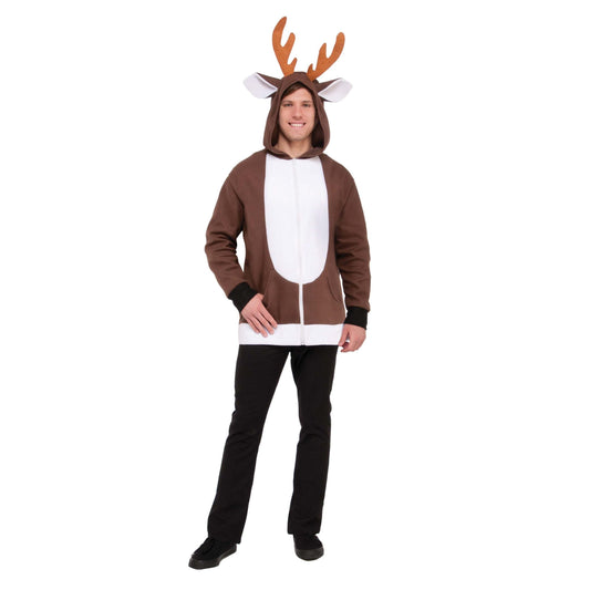 Reindeer Hoodie Unisex 1