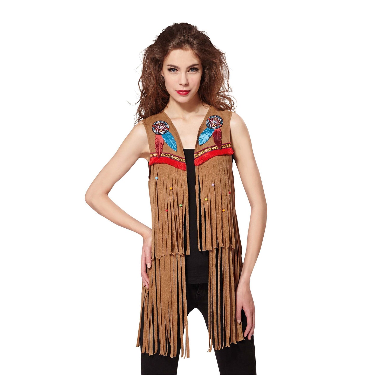 Native American Inspired Indian Waistcoat Ladies 1