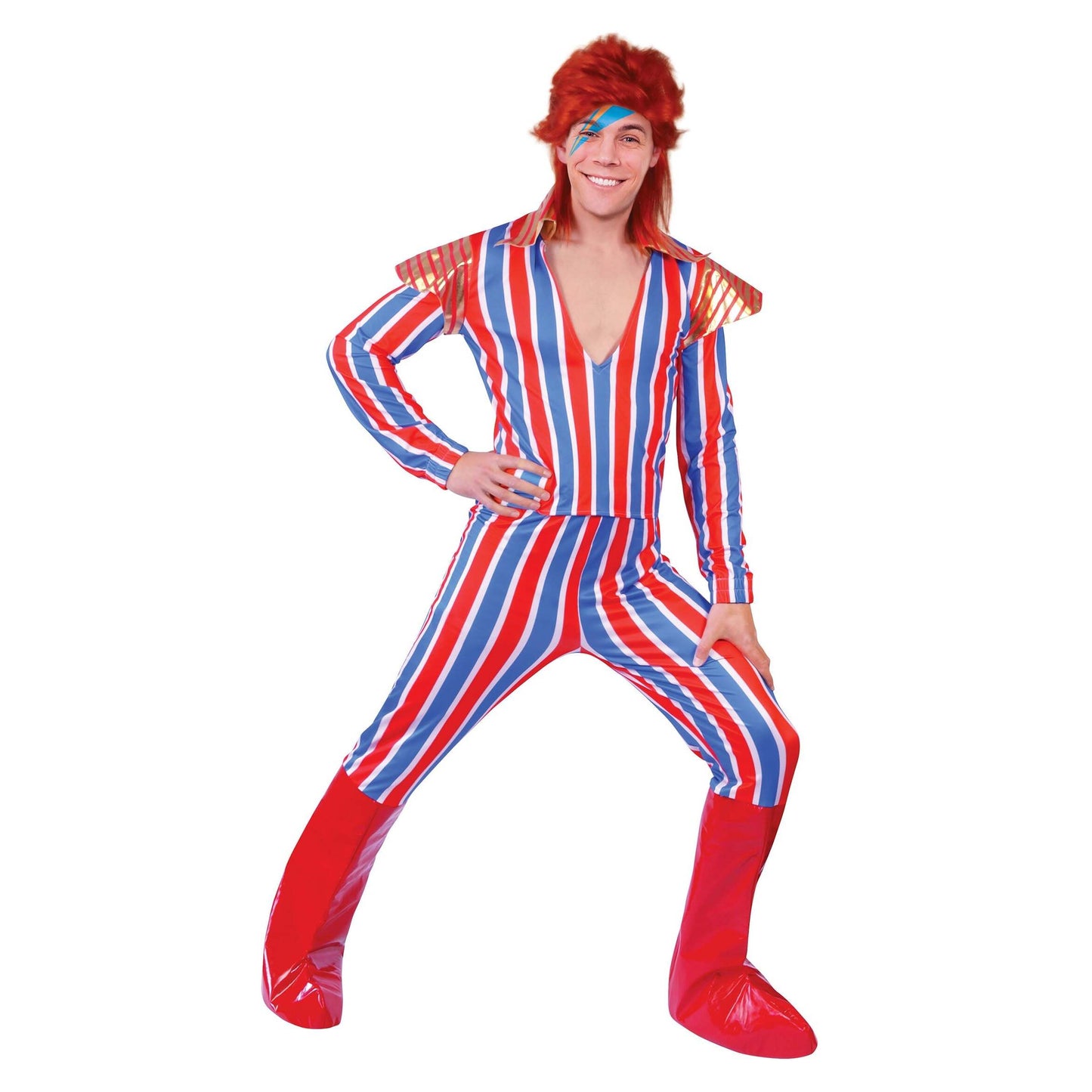 70s Alter Ego Rock Star David Bowie Ziggy Stardust Jumpsuit 1