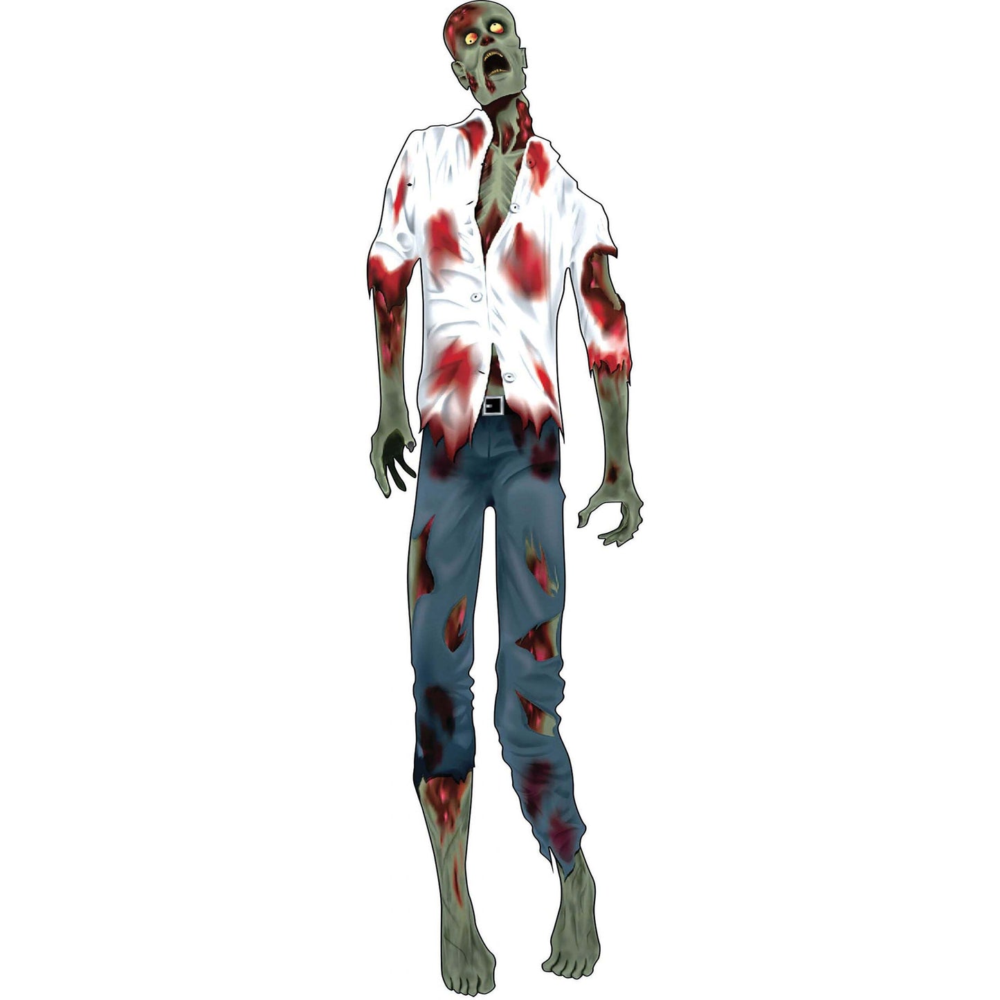 Zombie Cut Out Card Decoration 1