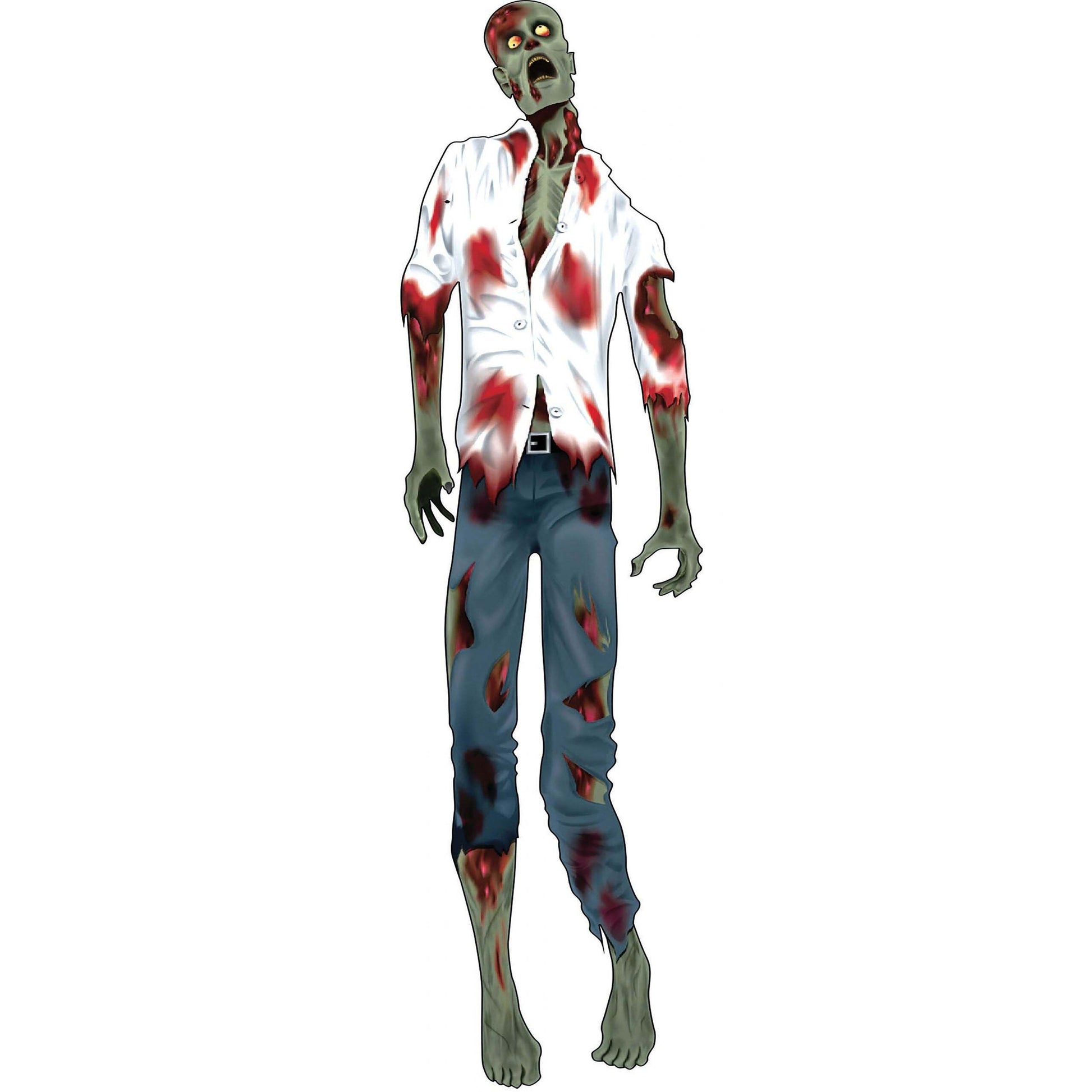 Zombie Cut Out Card Decoration 1