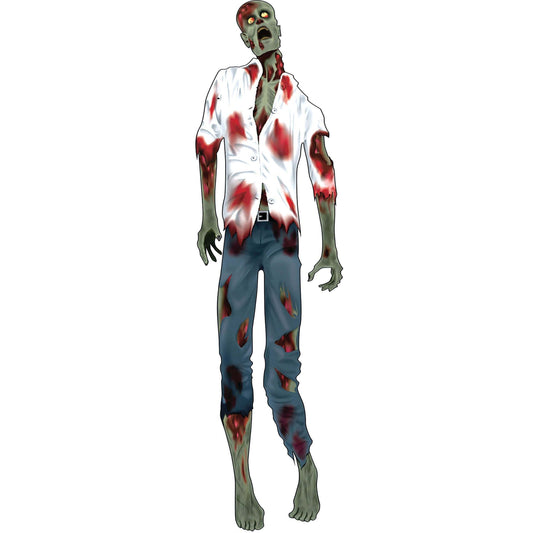 Zombie Cut Out Card Decoration 1