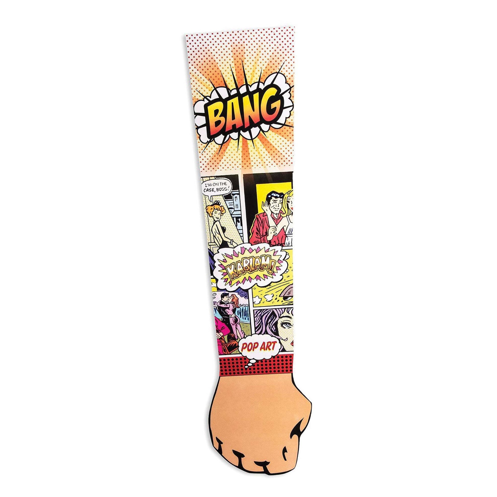 Pop Art Tattoo Sleeve Comic Book 1