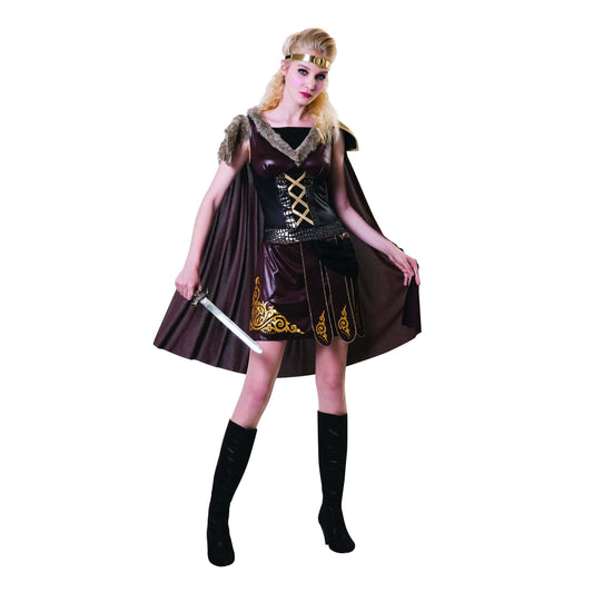 Medieval Warrior Lady Brown 1
