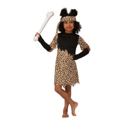 Cave Girl Childrens Costume 1