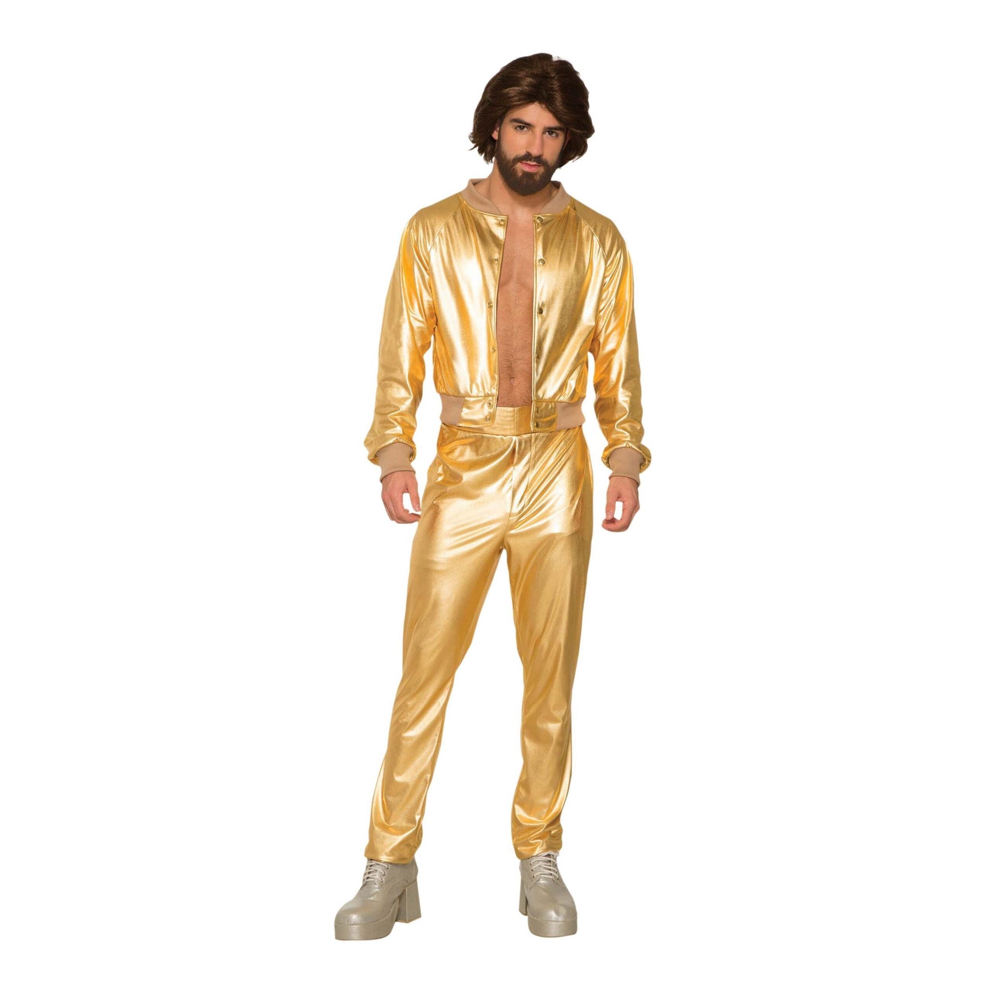 Disco Singer Male Gold Suit 1