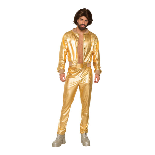 Disco Singer Male Gold Suit 1