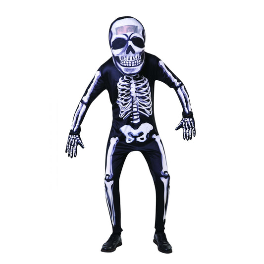 Big Head Skeleton Costume for Adults 1