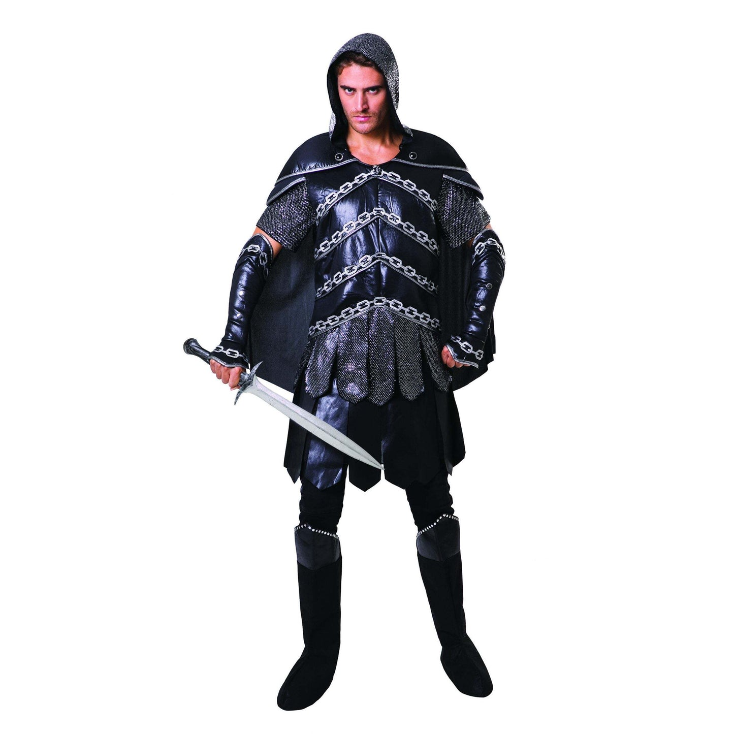 Dark Warrior Man Medieval Armour Costume 1