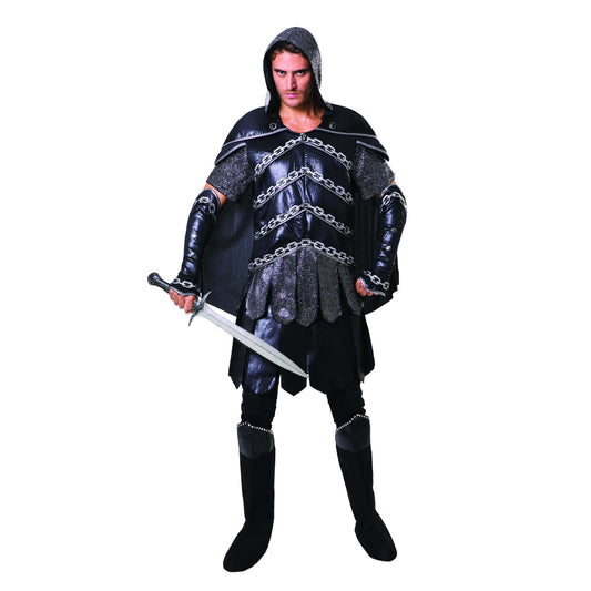 Dark Warrior Man Medieval Armour Costume 1