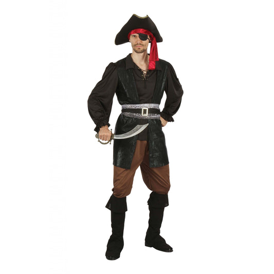 Pirate Captain Full Costume for Men 1
