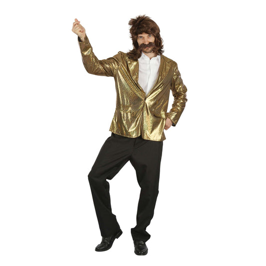 Disco Jacket Gold 1970s Costume 1