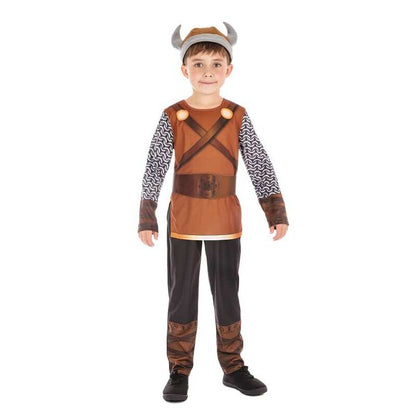 Viking Boy Costume Childrens Scandinavian Warrior 1