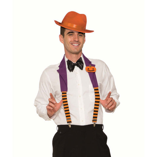 Halloween Collar Braces Set Pumpkin Orange 1