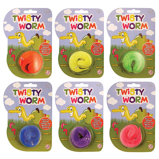 Twisty Worms Assorted Colours 1