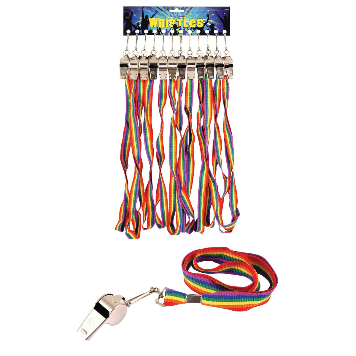 Rainbow Cord Whistle 1