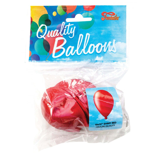 Red Metallic Balloons 1