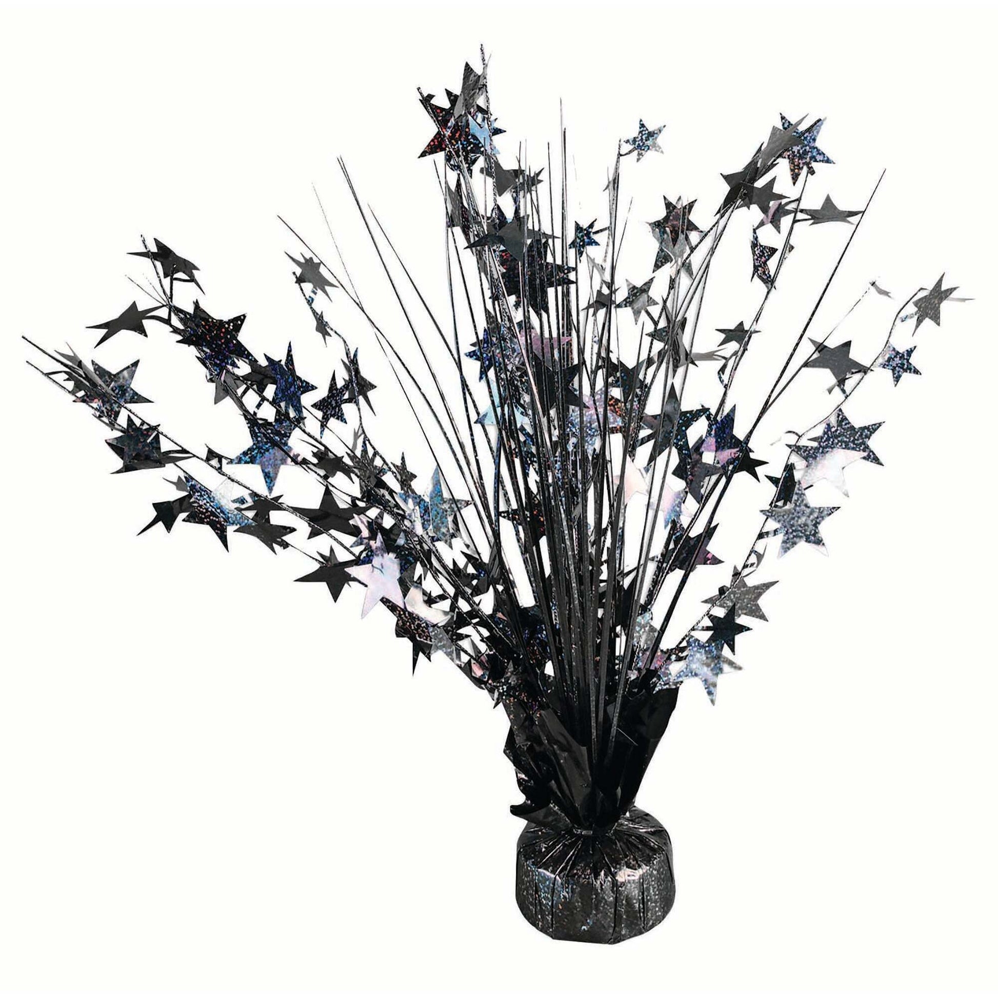 Balloon Weight Star Black Holographic 1