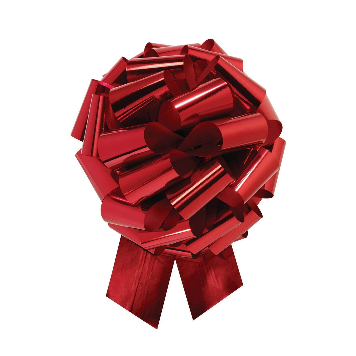 Pull Bow Metallic Red 35cm 1