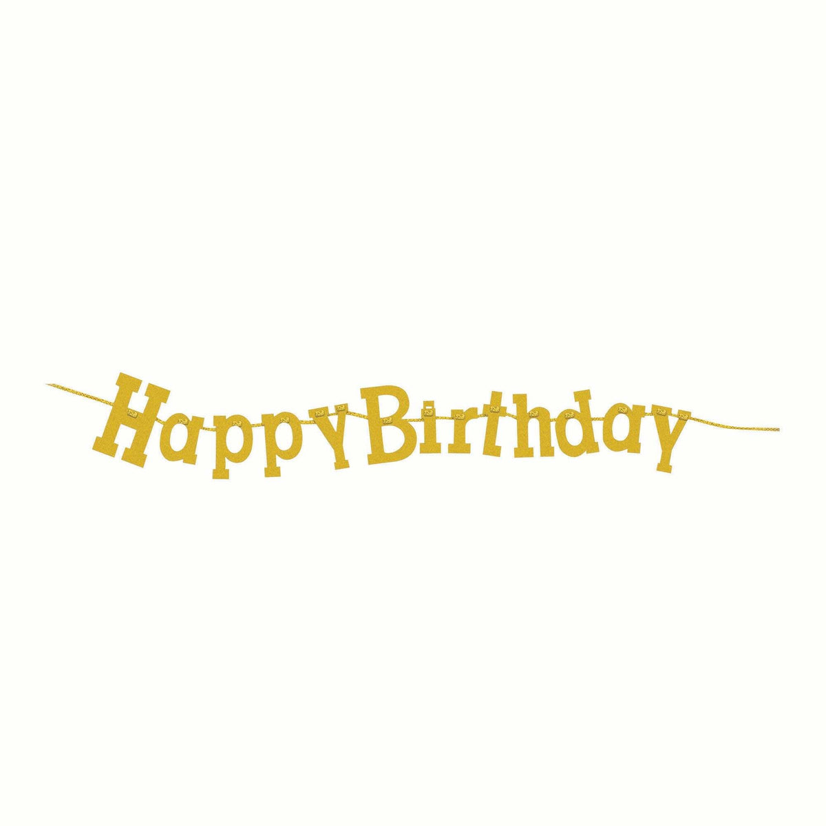 Birthday Diamond Banner Gold 1