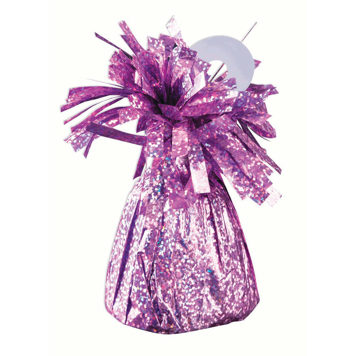 Balloon Wght Sml Lt Pink Holographic 1